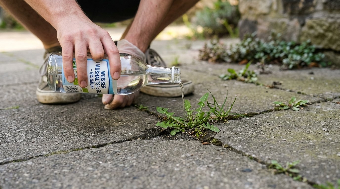 essig gegen unkraut nutzen: entdecken sie, wie dieses hausmittel unkrautvernichter ersetzt und welche rechtlichen grenzen in deutschland gelten