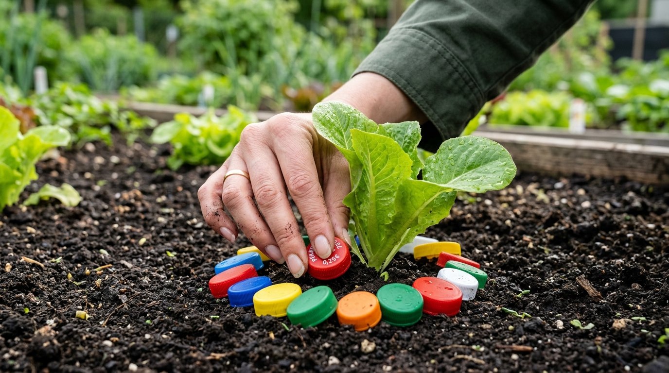 entdecken Sie, wie Flaschenabfälle Ihren Gemüsegarten transformieren: weniger Gießen, keine Schnecken und kostenlose Lösungen statt teurer Produkte
