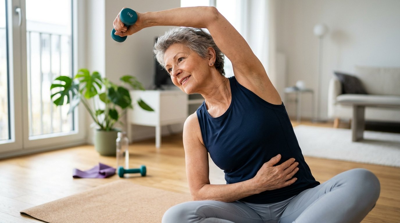 entdecken Sie sanfte Gymnastikübungen für Menschen über 70, um Knochenstabilität zu fördern und die Mobilität im Alter effektiv zu verbessern