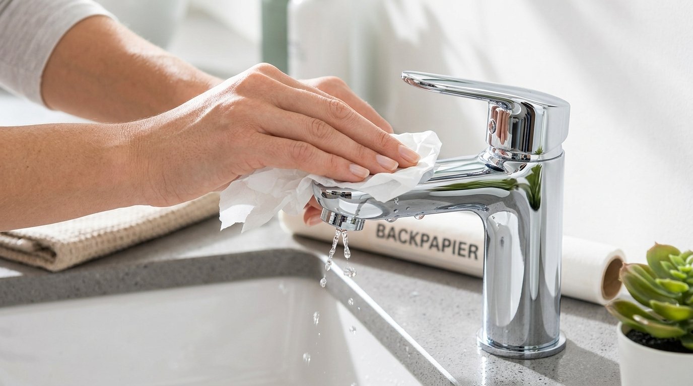 Sagen Sie auf Wiedersehen zu teuren Sprays, diese Küchenrolle hält Ihre Wasserhähne die ganze Woche glänzend